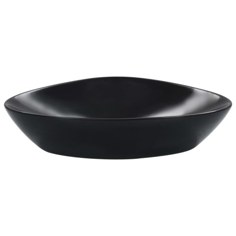 Umywalka, 58,5 x 39 x 14 cm, ceramiczna, czarna Umywalka, 58,5 x 39 x 14 cm, ceramiczna, czarna
