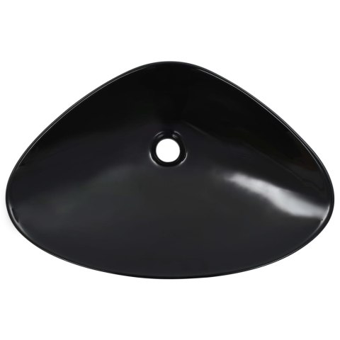 Umywalka, 58,5 x 39 x 14 cm, ceramiczna, czarna Umywalka, 58,5 x 39 x 14 cm, ceramiczna, czarna
