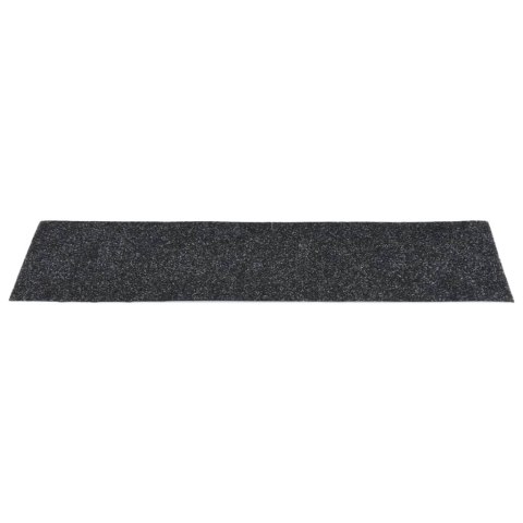 Samoprzylepne nakładki na schody, 15 szt., 76x20 cm, czarne Samoprzylepne nakładki na schody, 15 szt., 76x20 cm, czarne