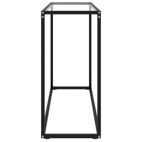 Stolik konsolowy, przezroczysty, 100x35x75 cm, szkło hartowane Stolik konsolowy, przezroczysty, 100x35x75 cm, szkło hartowane