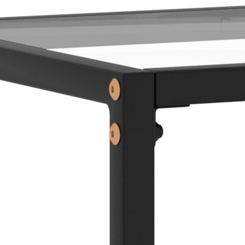 Stolik konsolowy, przezroczysty, 100x35x75 cm, szkło hartowane Stolik konsolowy, przezroczysty, 100x35x75 cm, szkło hartowane