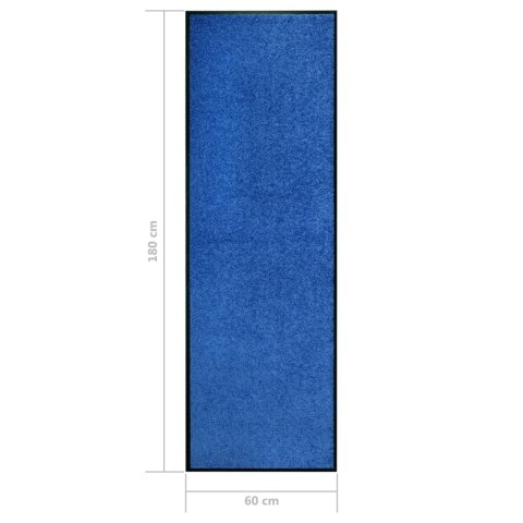 Wycieraczka z możliwością prania, niebieska, 60 x 180 cm Wycieraczka z możliwością prania, niebieska, 60 x 180 cm