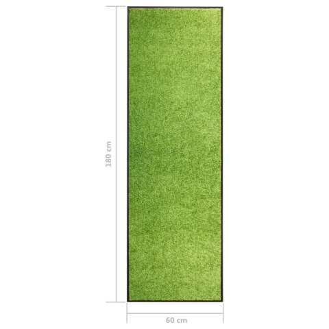 Wycieraczka z możliwością prania, zielona, 60 x 180 cm Wycieraczka z możliwością prania, zielona, 60 x 180 cm
