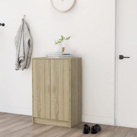 Szafka na buty, kolor dąb sonoma, 60x35x92 cm, płyta wiórowa Szafka na buty, kolor dąb sonoma, 60x35x92 cm, płyta wiórowa