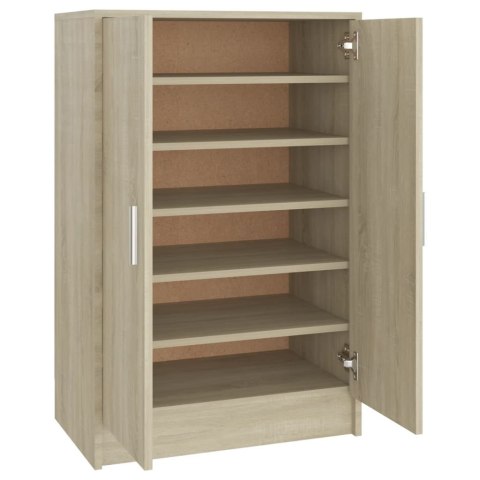 Szafka na buty, kolor dąb sonoma, 60x35x92 cm, płyta wiórowa Szafka na buty, kolor dąb sonoma, 60x35x92 cm, płyta wiórowa