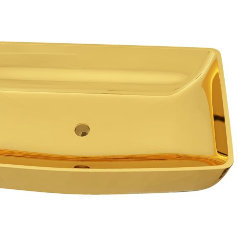 Umywalka, 71 x 38 x 13,5 cm, ceramiczna, złota Umywalka, 71 x 38 x 13,5 cm, ceramiczna, złota