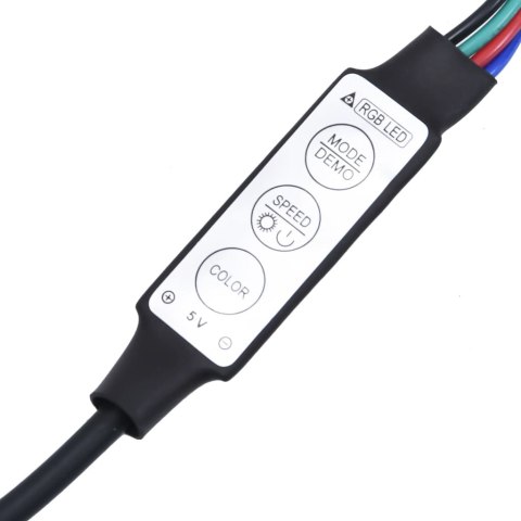 Szafka nocna z LED, kolor dąb sonoma, materiał drewnopochodny Szafka nocna z LED, kolor dąb sonoma, materiał drewnopochodny