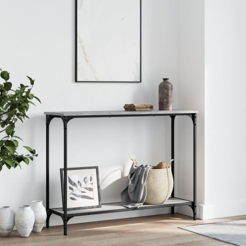 Stolik konsolowy, szary dąb sonoma, 101x30,5x75 cm Stolik konsolowy, szary dąb sonoma, 101x30,5x75 cm