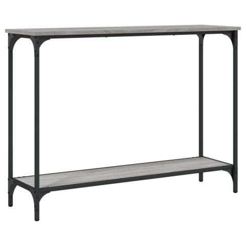 Stolik konsolowy, szary dąb sonoma, 101x30,5x75 cm Stolik konsolowy, szary dąb sonoma, 101x30,5x75 cm