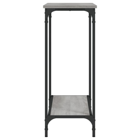Stolik konsolowy, szary dąb sonoma, 101x30,5x75 cm Stolik konsolowy, szary dąb sonoma, 101x30,5x75 cm