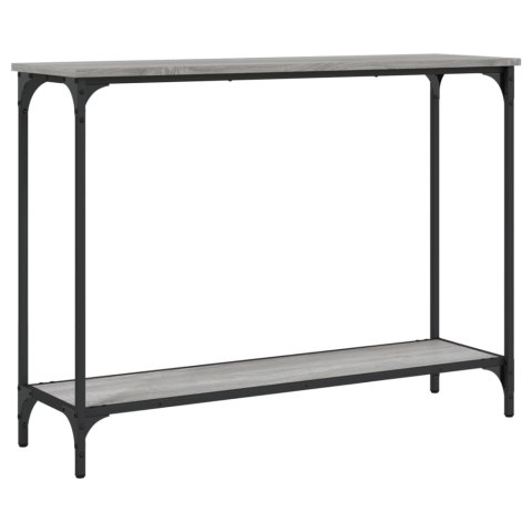 Stolik konsolowy, szary dąb sonoma, 101x30,5x75 cm Stolik konsolowy, szary dąb sonoma, 101x30,5x75 cm