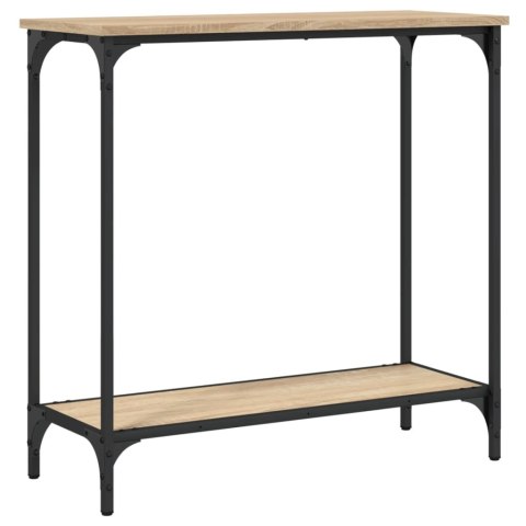 Stolik konsolowy, dąb sonoma, 75x30,5x75 cm Stolik konsolowy, dąb sonoma, 75x30,5x75 cm