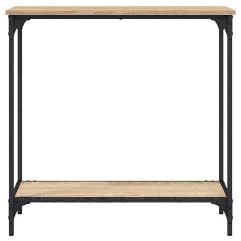 Stolik konsolowy, dąb sonoma, 75x30,5x75 cm Stolik konsolowy, dąb sonoma, 75x30,5x75 cm