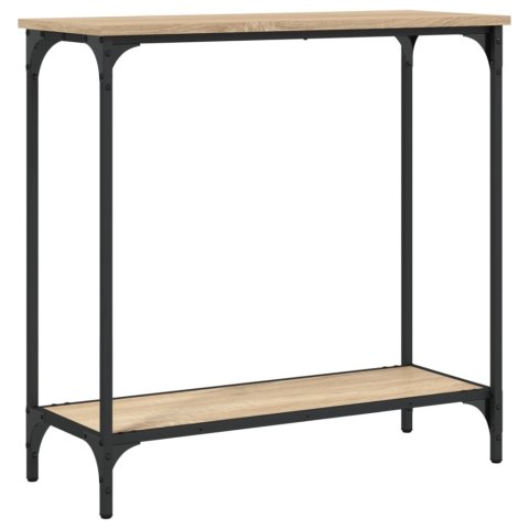 Stolik konsolowy, dąb sonoma, 75x30,5x75 cm Stolik konsolowy, dąb sonoma, 75x30,5x75 cm
