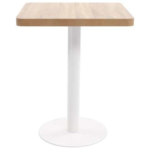 Stolik bistro, jasnobrązowy, 60x60 cm, MDF Stolik bistro, jasnobrązowy, 60x60 cm, MDF