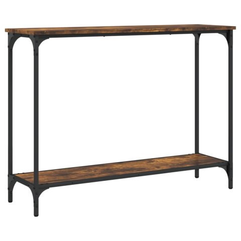 Stolik konsolowy, przydymiony dąb, 101x30,5x75 cm Stolik konsolowy, przydymiony dąb, 101x30,5x75 cm