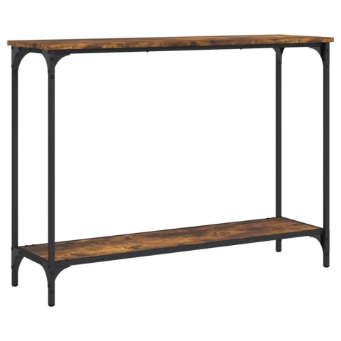 Stolik konsolowy, przydymiony dąb, 101x30,5x75 cm Stolik konsolowy, przydymiony dąb, 101x30,5x75 cm