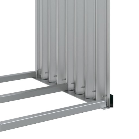 Stojak na drewno, zielony, 120x45x100 cm, stal galwanizowana Stojak na drewno, zielony, 120x45x100 cm, stal galwanizowana