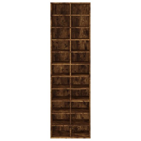 Stojak na buty, przydymiony dąb, 54x34x183 cm Stojak na buty, przydymiony dąb, 54x34x183 cm