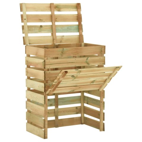 Kompostowniki z listew, 2 szt., 80x50x100cm, impregnowana sosna Kompostowniki z listew, 2 szt., 80x50x100cm, impregnowana sosna