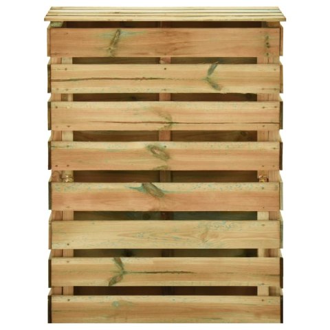 Kompostownik z listew, 80x50x100 cm, impregnowana sosna Kompostownik z listew, 80x50x100 cm, impregnowana sosna