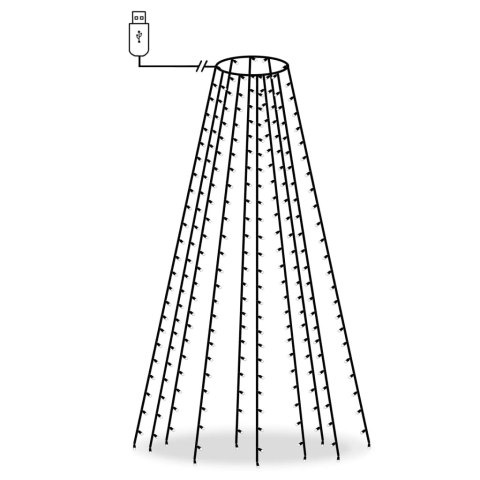 Lampki choinkowe w formie siatki, 250 LED, 250 cm Lampki choinkowe w formie siatki, 250 LED, 250 cm