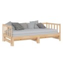  Łóżko dzienne rozsuwane, 90x200 cm, lite drewno sosnowe