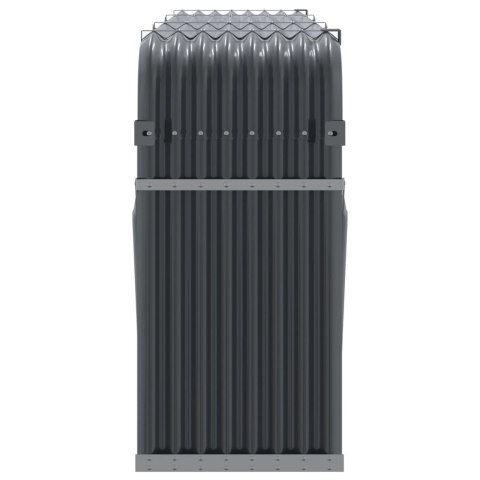 Stojak na drewno, antracyt, 234x45x100 cm, stal galwanizowana Stojak na drewno, antracyt, 234x45x100 cm, stal galwanizowana