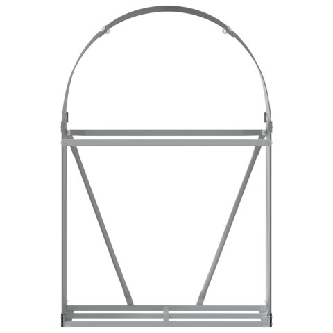 Stojak na drewno, antracyt, 80x45x120 cm, stal galwanizowana Stojak na drewno, antracyt, 80x45x120 cm, stal galwanizowana