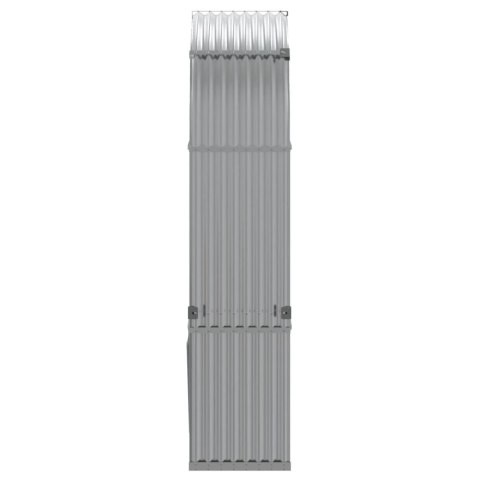 Stojak na drewno, jasnoszary, 120x45x210 cm, stal galwanizowana Stojak na drewno, jasnoszary, 120x45x210 cm, stal galwanizowana