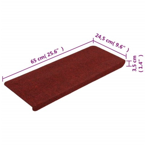 Samoprzylepne nakładki na schody, 15 szt., 65x24,5x3,5 cm Samoprzylepne nakładki na schody, 15 szt., 65x24,5x3,5 cm
