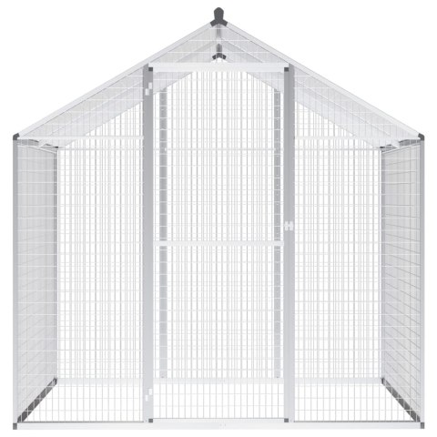 Woliera do ogrodu, aluminium, 178 x 122 x 194 cm Woliera do ogrodu, aluminium, 178 x 122 x 194 cm