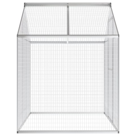 Woliera do ogrodu, aluminium, 178 x 122 x 194 cm Woliera do ogrodu, aluminium, 178 x 122 x 194 cm