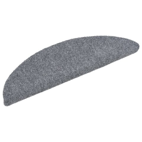 Samoprzylepne nakładki na schody, 15 szt., 56x17x3 cm, szare Samoprzylepne nakładki na schody, 15 szt., 56x17x3 cm, szare