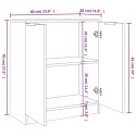 VidaXL Komody, 2 szt., białe, 60x30x70 cm, materiał drewnopochodny