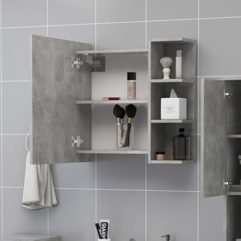 Szafka łazienkowa z lustrem, szarość betonu, 62,5x20,5x64 cm Szafka łazienkowa z lustrem, szarość betonu, 62,5x20,5x64 cm
