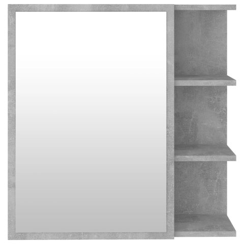 Szafka łazienkowa z lustrem, szarość betonu, 62,5x20,5x64 cm Szafka łazienkowa z lustrem, szarość betonu, 62,5x20,5x64 cm