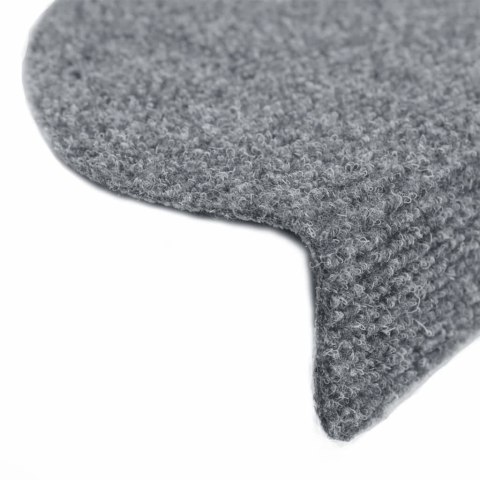 Samoprzylepne nakładki na schody, 5 szt., szare, 65x21x4 cm Samoprzylepne nakładki na schody, 5 szt., szare, 65x21x4 cm