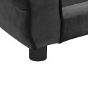 VidaXL Sofa dla psa, ciemnoszara, 72x45x30 cm, pluszowa