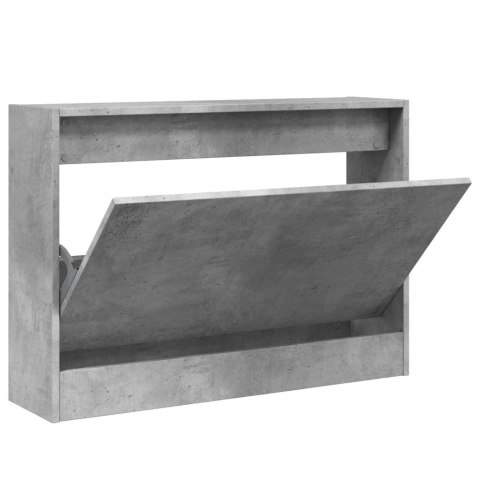 Szafka na buty, szarość betonu, 80x21x57 cm Szafka na buty, szarość betonu, 80x21x57 cm
