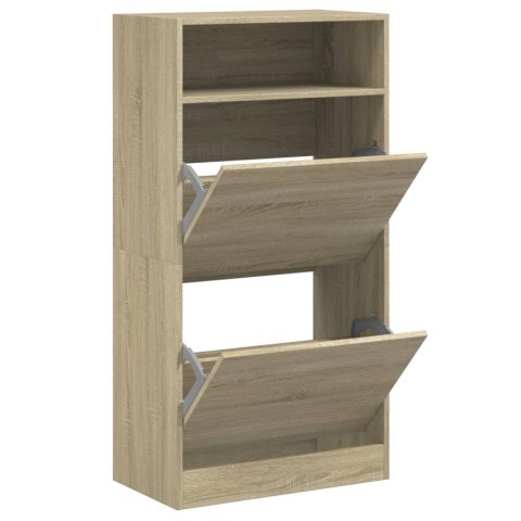 Szafka na buty, dąb sonoma, 60x34x116 cm Szafka na buty, dąb sonoma, 60x34x116 cm