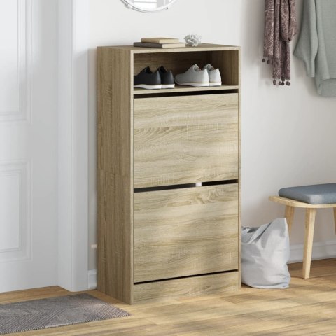 Szafka na buty, dąb sonoma, 60x34x116 cm Szafka na buty, dąb sonoma, 60x34x116 cm