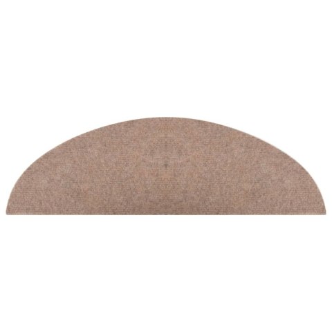 Samoprzylepne nakładki na schody, 15 szt., 56x17x3 cm, beżowe Samoprzylepne nakładki na schody, 15 szt., 56x17x3 cm, beżowe