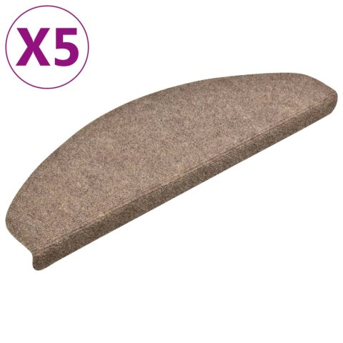 Samoprzylepne nakładki na schody, 5 szt., kremowe, 65x21x4 cm Samoprzylepne nakładki na schody, 5 szt., kremowe, 65x21x4 cm