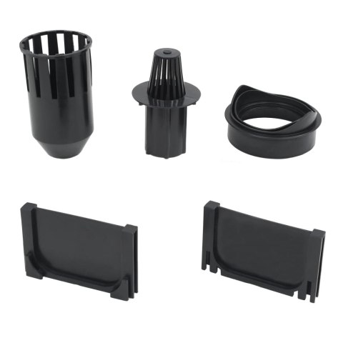 Kanały odpływowe, 6 szt., plastik, 6 m Kanały odpływowe, 6 szt., plastik, 6 m