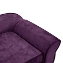 VidaXL Sofa dla psa, burgundowa, 72x45x30 cm, pluszowa