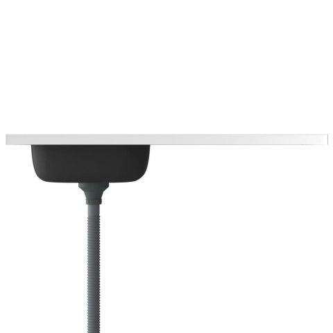 Zlew kuchenny z ociekaczem, srebrny, 1000x600x155 mm, stal Zlew kuchenny z ociekaczem, srebrny, 1000x600x155 mm, stal