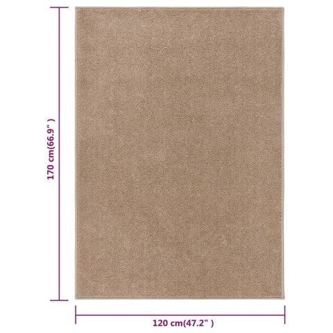 Dywan z krótkim runem, 120x170 cm, brązowy Dywan z krótkim runem, 120x170 cm, brązowy