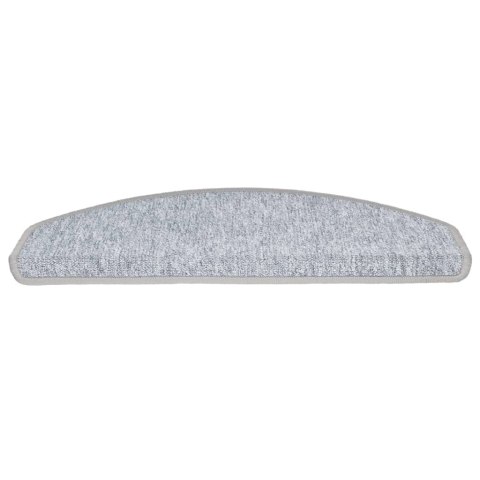 Nakładki na schody, 15 szt., 65 x 24 x 4 cm, jasnoszare Nakładki na schody, 15 szt., 65 x 24 x 4 cm, jasnoszare