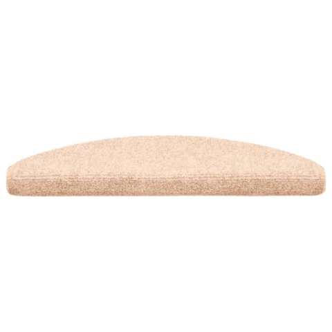 Samoprzylepne nakładki na schody, 15 szt., 65x21x4 cm, brązowe Samoprzylepne nakładki na schody, 15 szt., 65x21x4 cm, brązowe